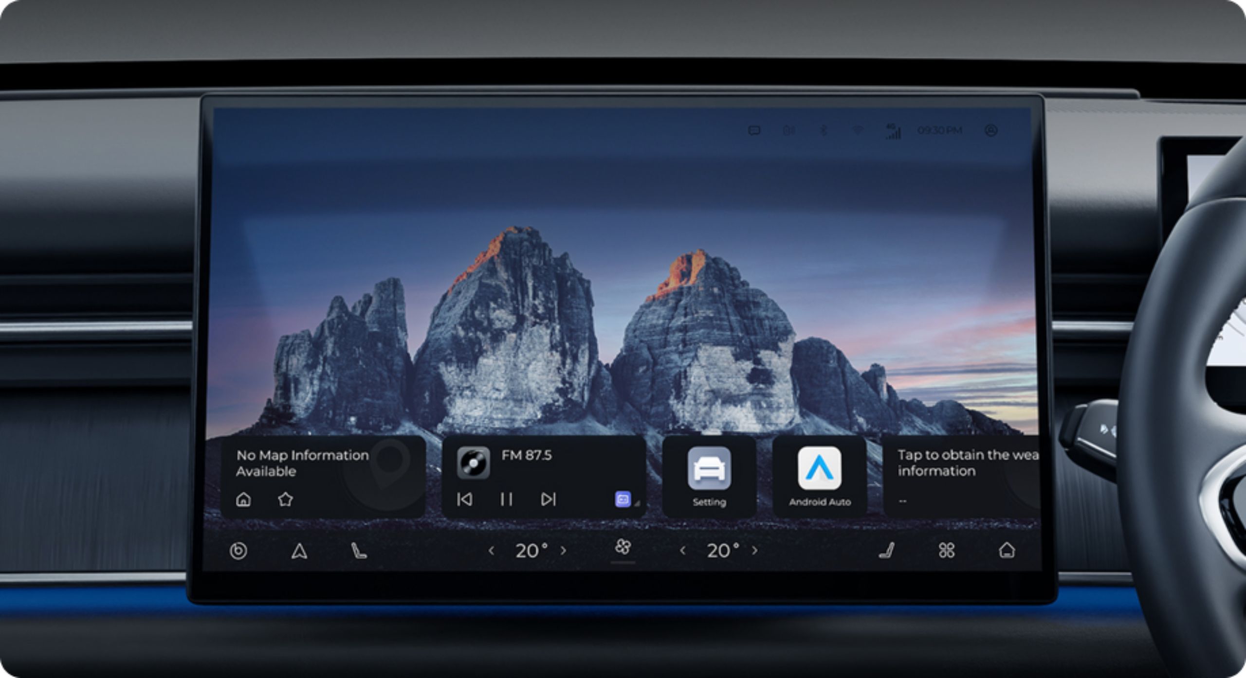 Chery Tiggo 9 — 15.6-inch central touchscreen infotainment display